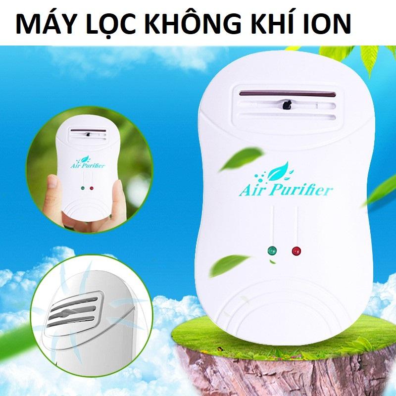Máy tạo ion âm lọc không khí khử mui hôi khói thuôc kháng khuẩn 110v - 220v cho nhà bếp phòng ngủ loại tốt