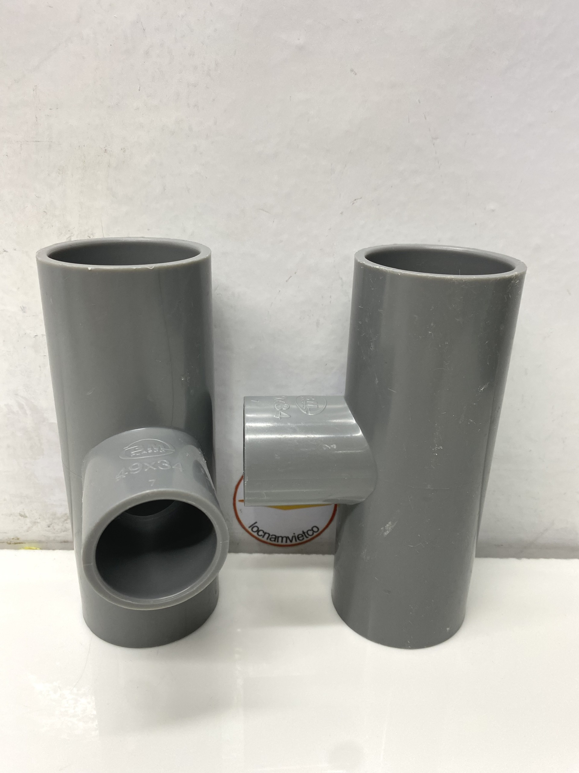 Tê giảm 49 x 34 nhựa PVC Bình Minh_T49x34