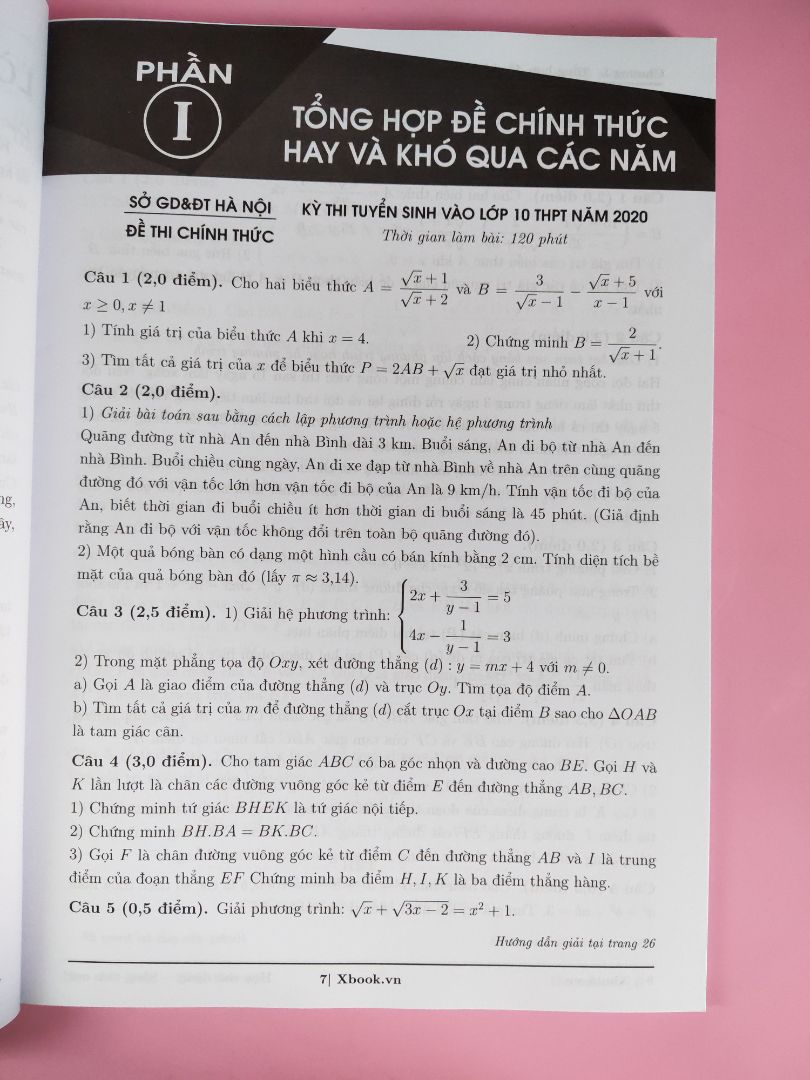 Sách Giải Mã Đề Thi Vào 10 Môn Toán - BẢN QUYỀN