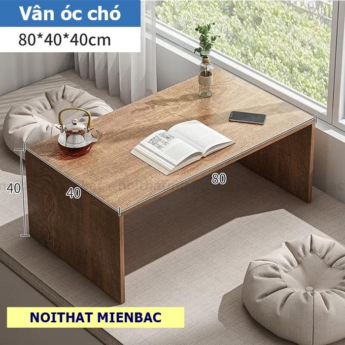 Bàn Trà Gỗ Đa Năng FUNA Ngồi Bệt Phong Cách Trẻ Trung Hiện Đại Có Thể Làm Bàn Học Bàn Trang Điểm - BT04