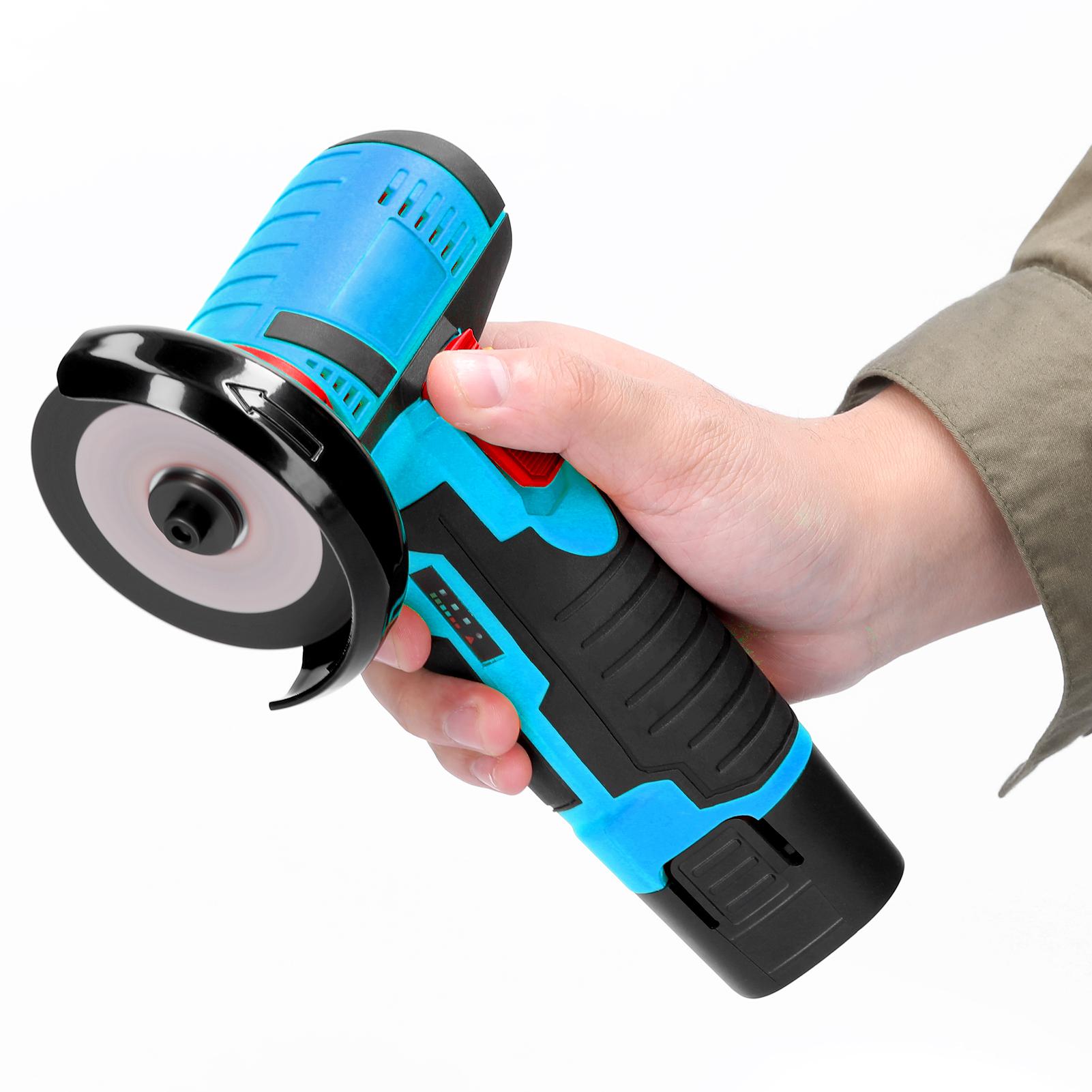 19500rpm Electric Grinding Machine Handheld Multifunctional Angle Grinder for Cutting Polishing Ceramic Tile Wood Stone Steel