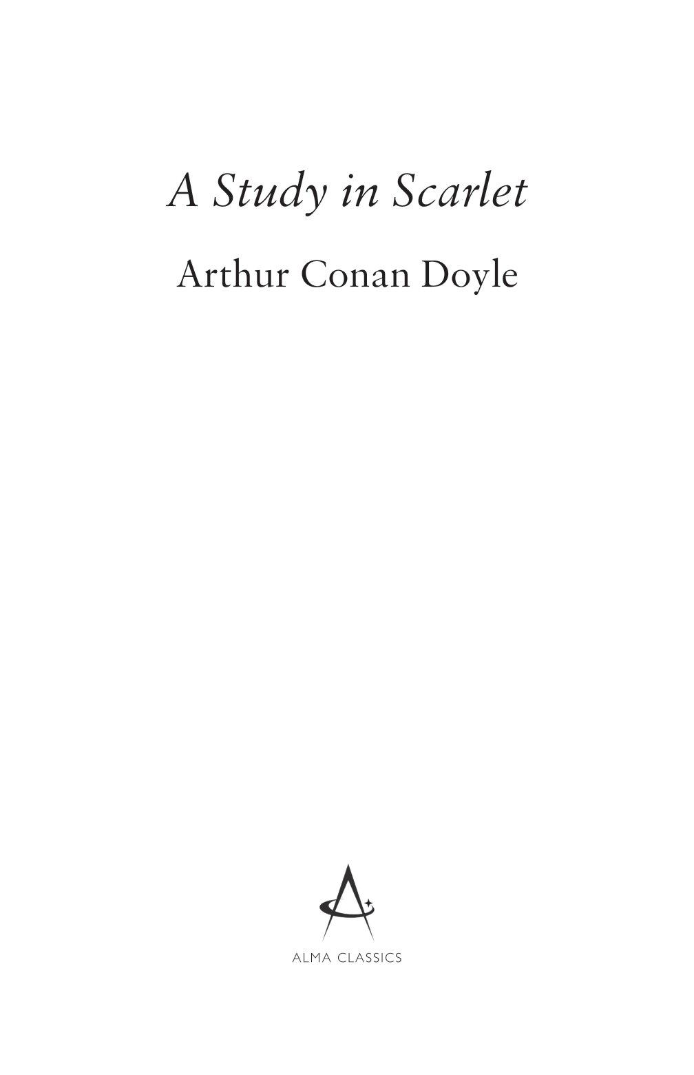 A Study In Scarlet (Alma Junior Classics)