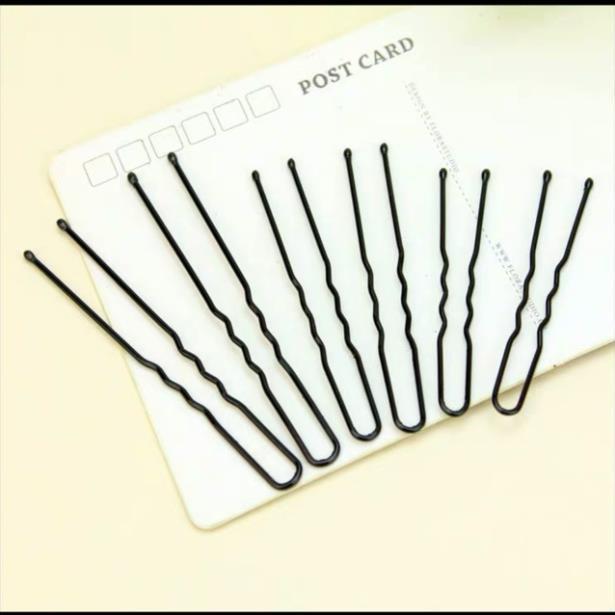 Trâm cài tóc chữ U túi 20 chiếc chất liệu hợp kim
