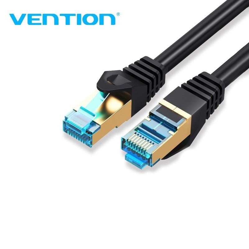 Dây cáp mạng LAN CAT7 10Gbps VENTION, dài 1m/2m/3m/5m/10m/15m mã VPC7SSTP Hàng chính hãng