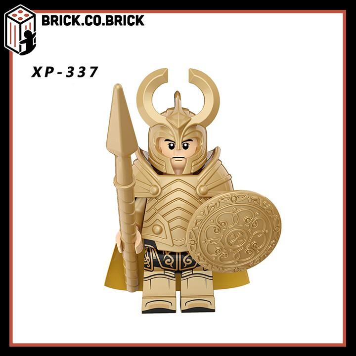 Đồ chơi Lắp ráp Mô hình Thor's Asgardian Warriors Berserkers Hela Undead Soldiers Lính áo Giáp sắtMCU KT1044 - XP-340