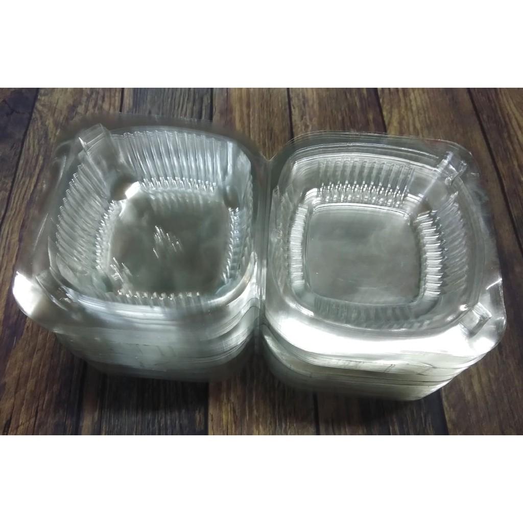 COMBO 100 HỘP NHỰA TAI GẤU H128, KÍCH THƯỚC LỌT LÒNG 10 X 10 X 6 CM