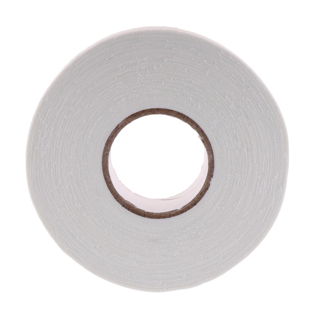 2x1 Roll Waterproof Adhesive Ice Hockey Cloth Tape Stick Handle Grip White
