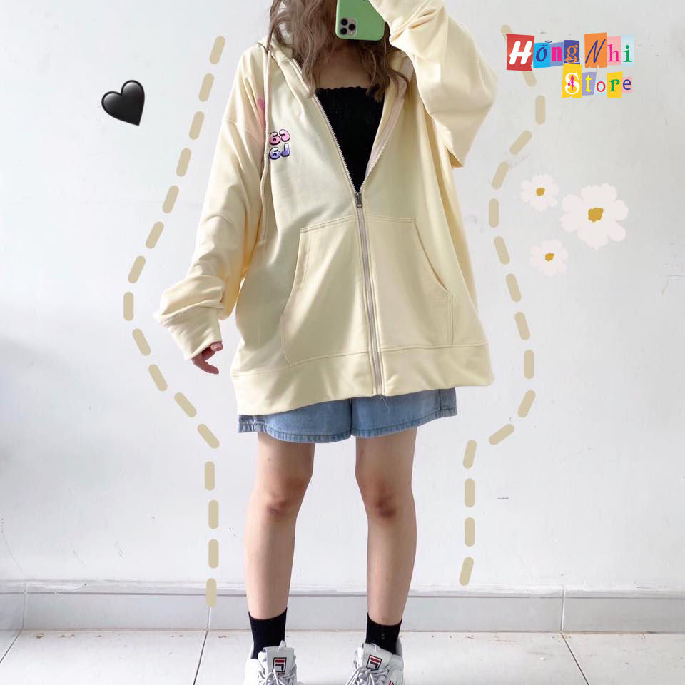 Áo Khoác Hoodie Zip In Hình CANDY LAND Oversize Ulzzang Unisex Dáng Rộng - MM
