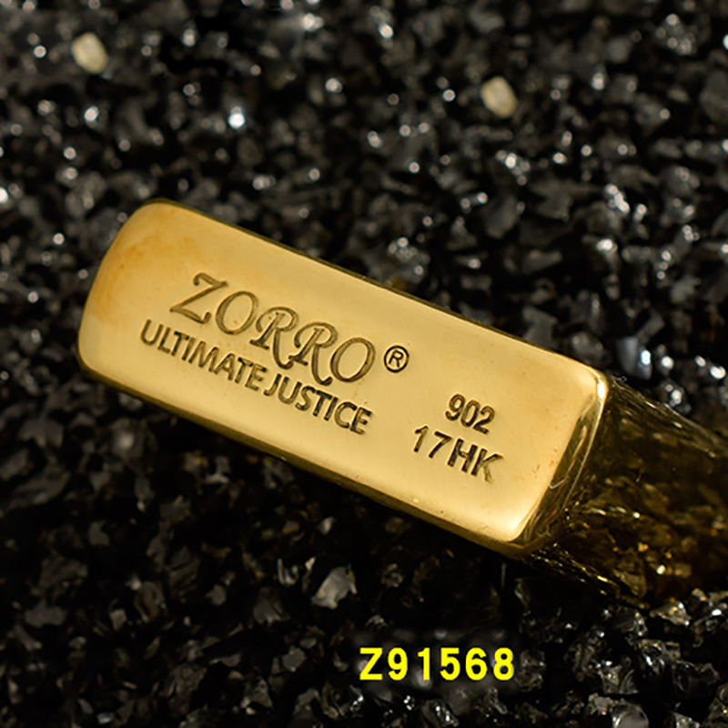 Vỏ Hột Quẹt Bật Lửa Xăng Đá Zorro Z91580 - Z91568 Bằng Đồng Nguyên Chất Khảm Trai Nhiều Họa Tiết Cực Đẹp