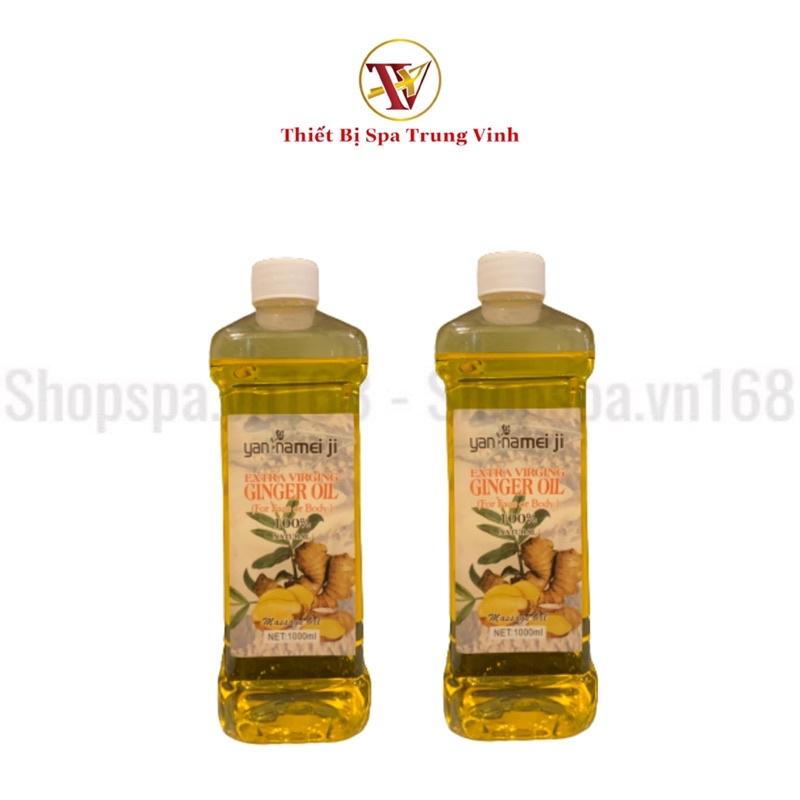 Tinh Dầu Massage Body Thảo Dược Gừng 500ml