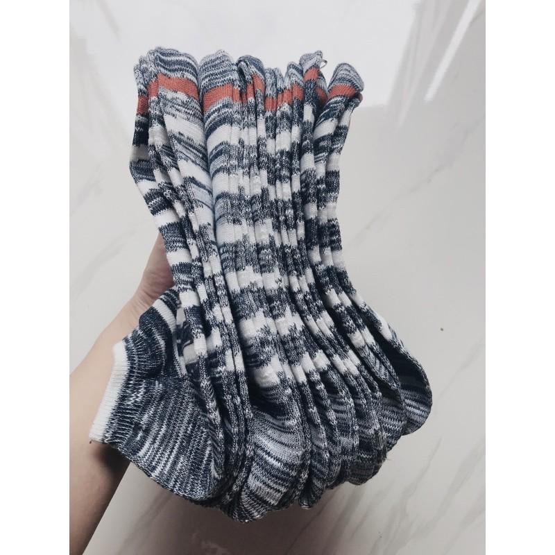 Tất/Vớ Nam KẺ SỌC cổ ngắn HOT TREND , KHÁNG KHUẨN, CHỐNG HÔI, THỐI CHÂN