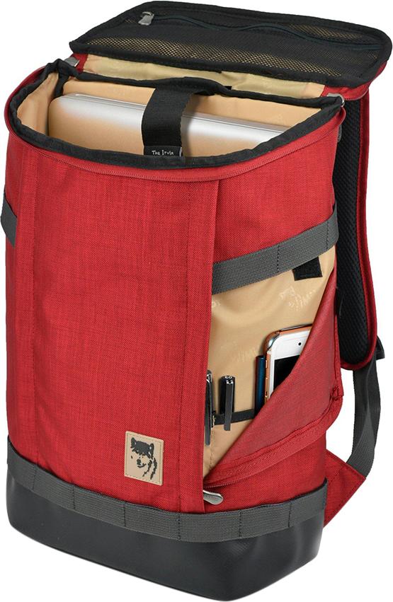 Balo Laptop Mikkor The Irvin Backpack - Red (28 x 16 x 43 cm)