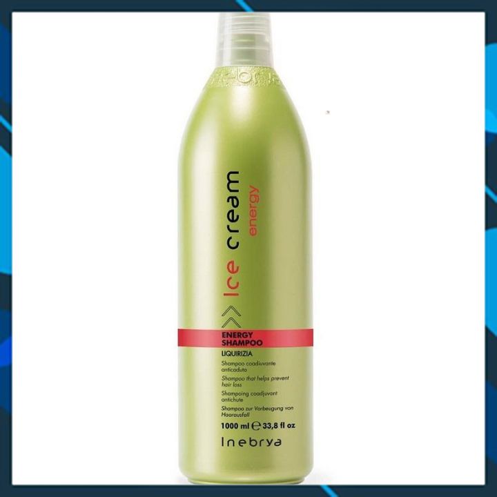Hình ảnh Dầu gội ngăn ngừa rụng kích thích mọc tóc Inebrya Ice-Cream Energy (Liquiriza) shampoo 1000ml