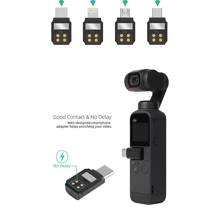 Mobile Phone Connector Metal Data Connector For Osmo Pocket 2/osmo For iPhone Type-c Android