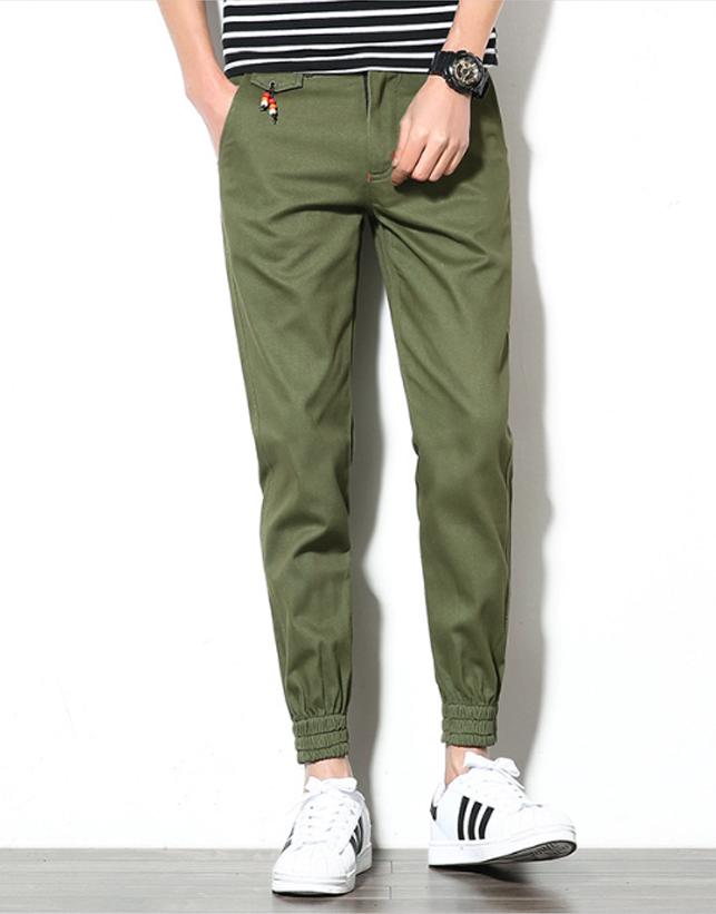 Quần Jogger Nam Kaki Hàn Quốc, Đứng Dáng Ôm Chân Cá Tính Jg-03