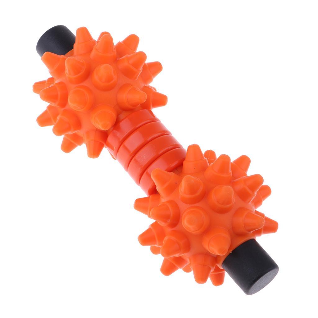 Massage Stick with Double Peanut Balls for Muscle Relaxing Tool
