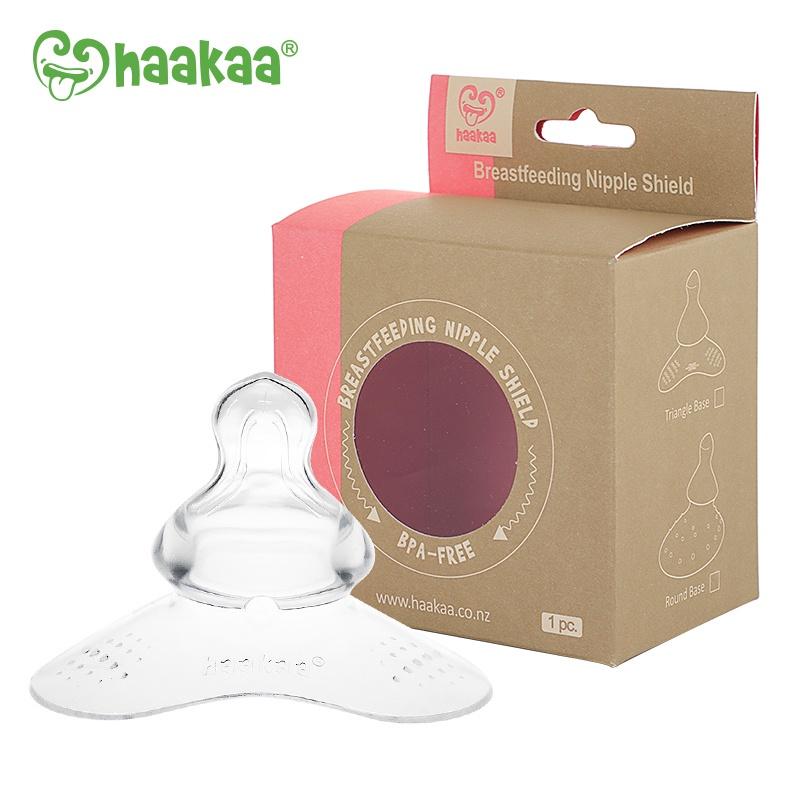 Núm trợ ti chỉnh nha Haakaa. Chất liệu silicone cao cấp, an toàn. Không chứa BPA, PVC và phthalate