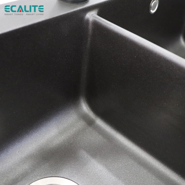 Chậu rửa đá đôi Granite 2A-Series Ecalite EGS-6006.8651B - Hàng Chính Hãng