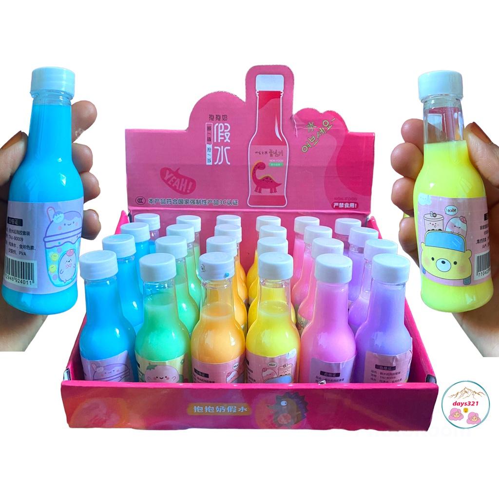 BEAR CAR MILKTEA (Basic Slime) Slime trà sữa trân châu, Đồ chơi chất nhờn ma quái dễ thương thơm mùi trà sữa