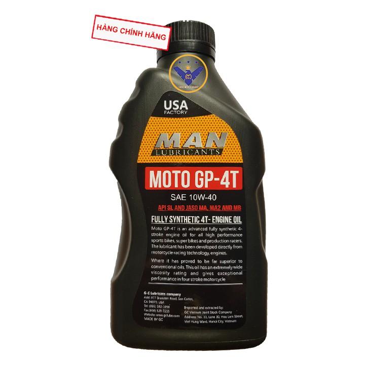 Dầu nhớt xe máy tổng hợp MAN Moto GP 4T 10W-40 800ml