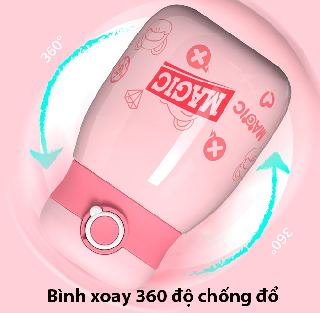 Bình giữ nhiệt cho bé inox 316 cao cấp có túi đựng 380ML