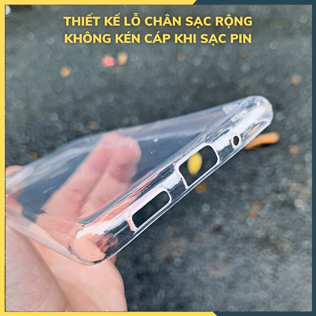 Ốp lưng trong suốt silicon GOR dành cho samsung s21 fe bảo vệ camera dẻo siêu mỏng - Hàng nhập khẩu