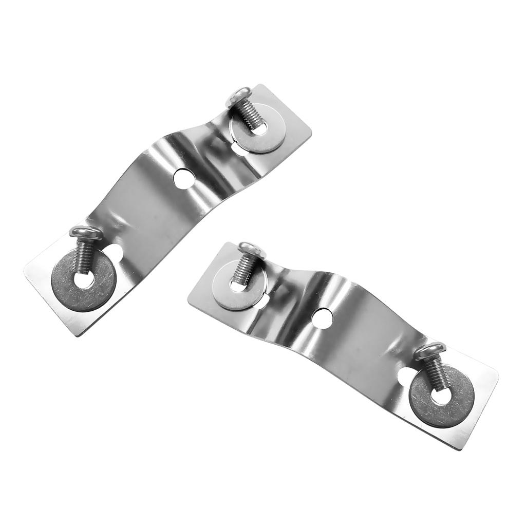 2Pcs Stainless Marine Boat Kayak Trolling Motor Mounting Bracket Mount Plate
