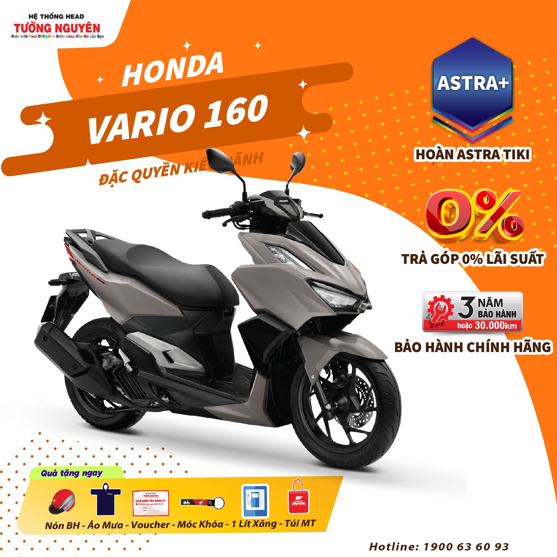 Xe máy Honda Vario 160 - Phiên bản Thể Thao