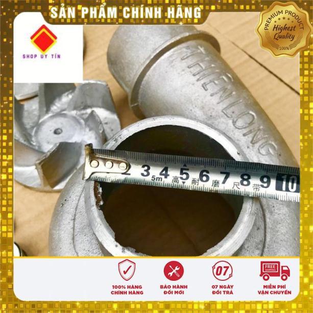 Đầu bơm nước chế đầu nổ va moto điện sang ống 90mm