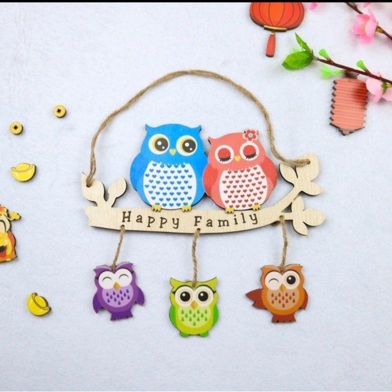 Bảng gỗ decor GIA ĐÌNH trang trí nhà cửa, bảng gỗ trang trí