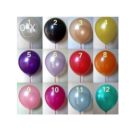 Bong bóng bay nhũ Thái Lan 10'' 25 cái/bịch trang trí sinh nhật