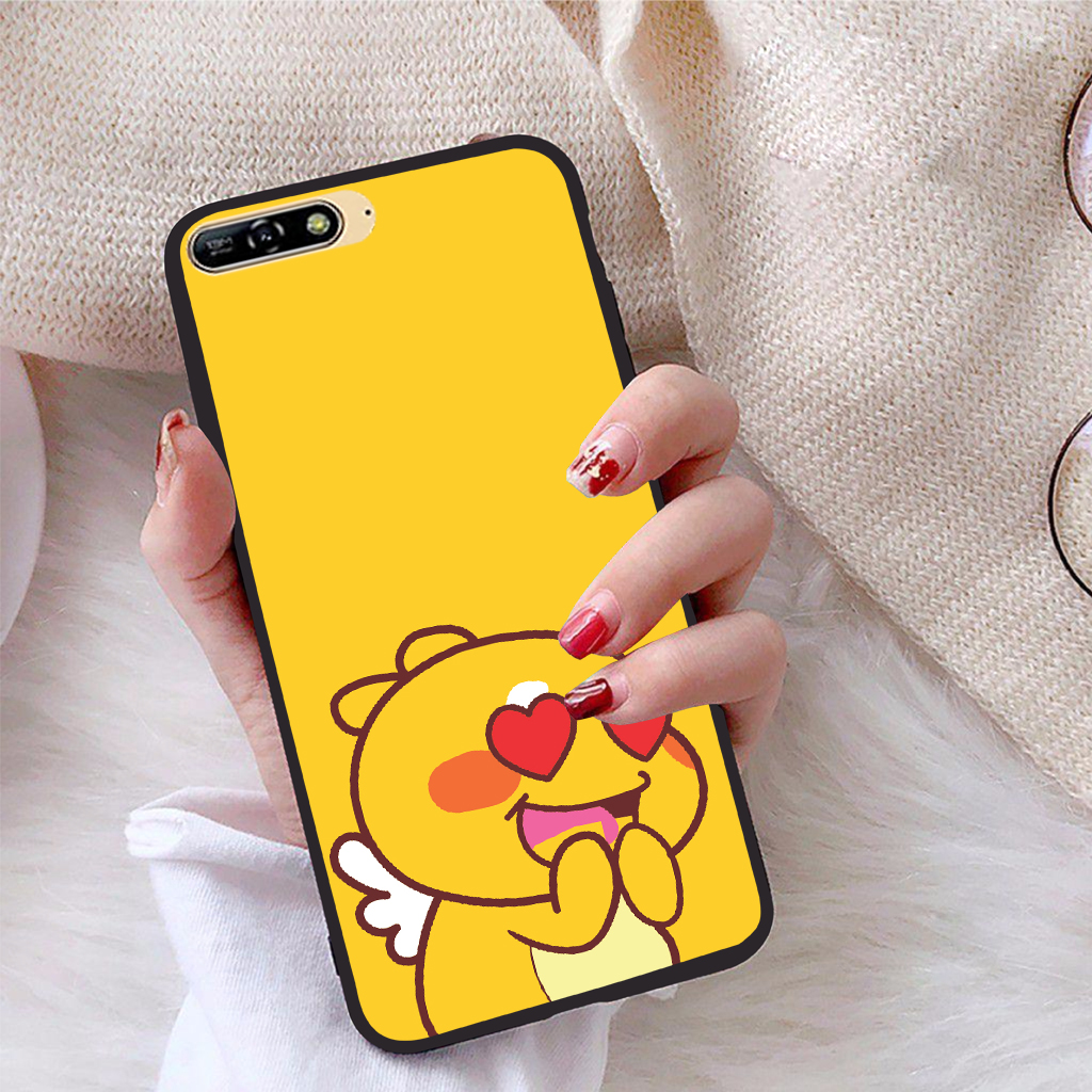 Ốp lưng dành cho Huawei Y6 2018 viền dẻo TPU Bộ Sưu Tập Khủng Long Lai Ong - Hàng chính hãng