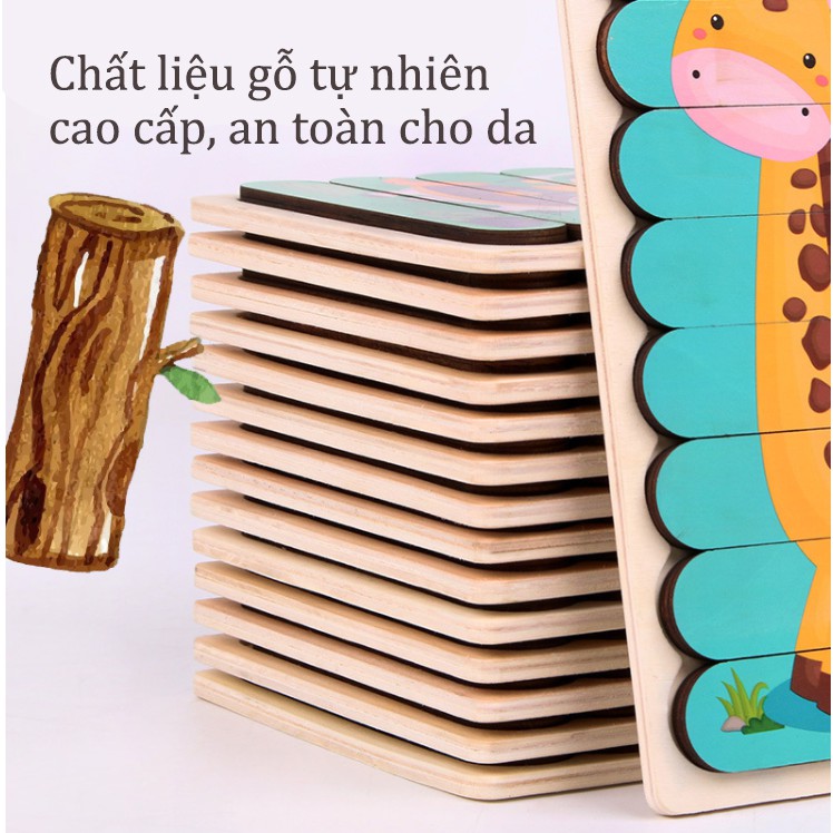 Bộ Đồ Chơi Gỗ Giáo Dục Montessori Giúp Phát Triển Toàn Diện Các Kỹ Năng, Tư Duy Sáng Tạo Cho Trẻ Từ 2 Tuổi