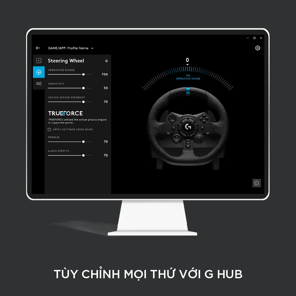 Bộ vô lăng &amp; bàn đạp Logitech G923 - Phản hồi lực TRUEFORCE tương thích PS5, PS4, PC, Mac - Hàng Chính Hãng