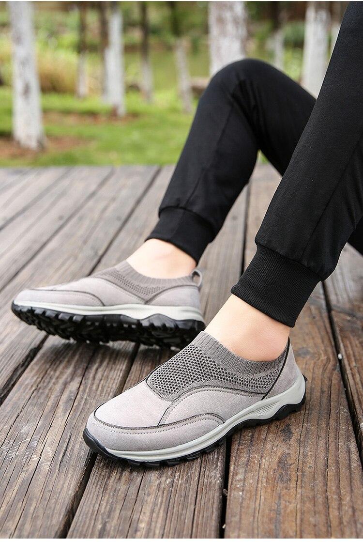 2020 New Big Size Men Shoe Fashion Men Casual Leather Shoes Brand Men Sneakers Slip On Loafers Male Shoes