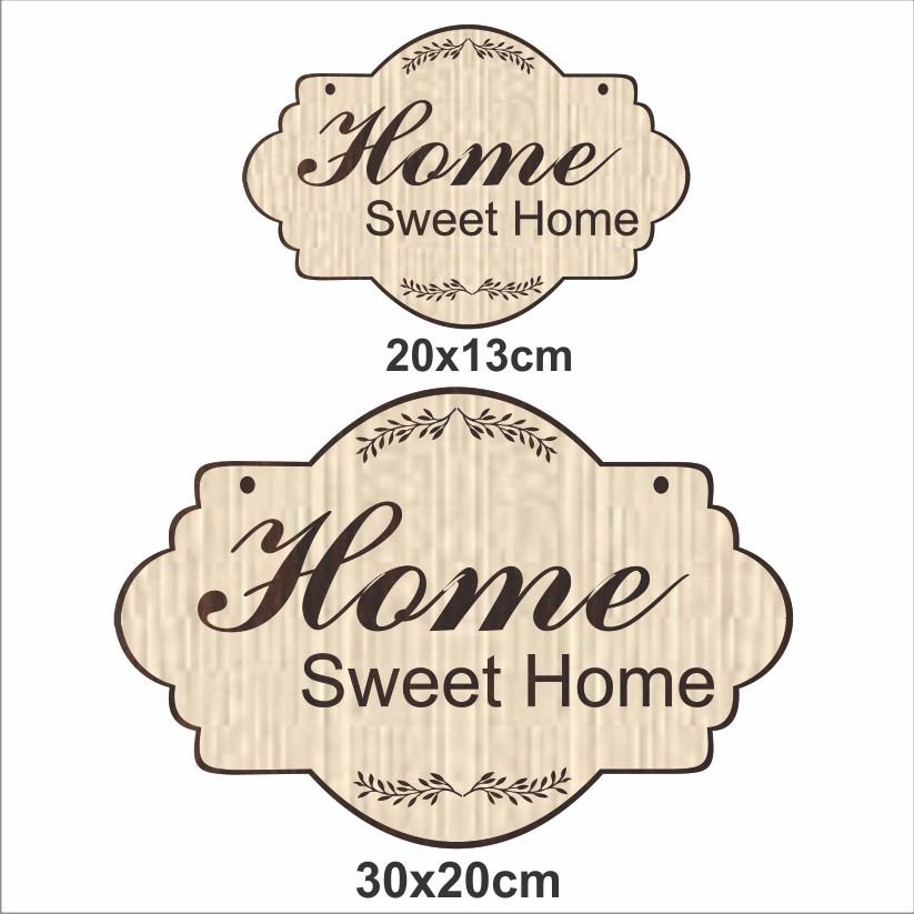 (Hàng Chất Lượng) Bảng gỗ Home Sweet Home | Decor vinatge | Trang trí nhà cửa
