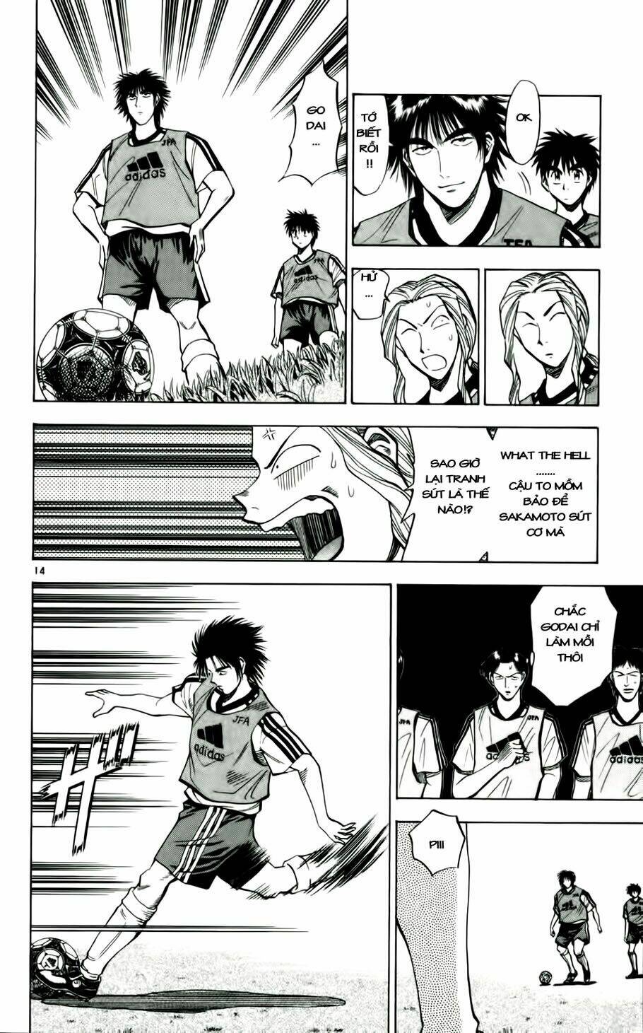 vũ điệu trên sân cỏ - fantasista chapter 42 14