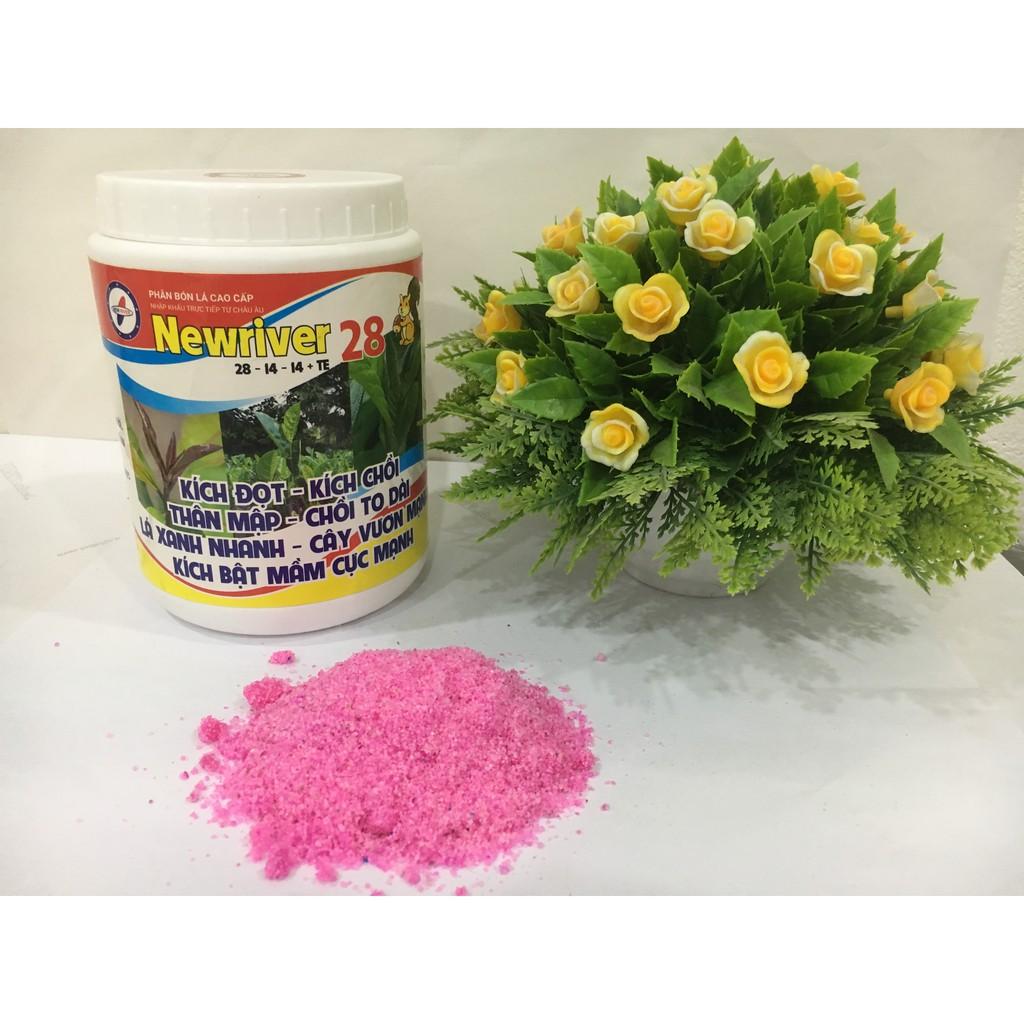 Phân bón Newriver 28-14-14 HŨ 500GR - TO LÁ, VƯƠN CÂY, BẬT MẦM