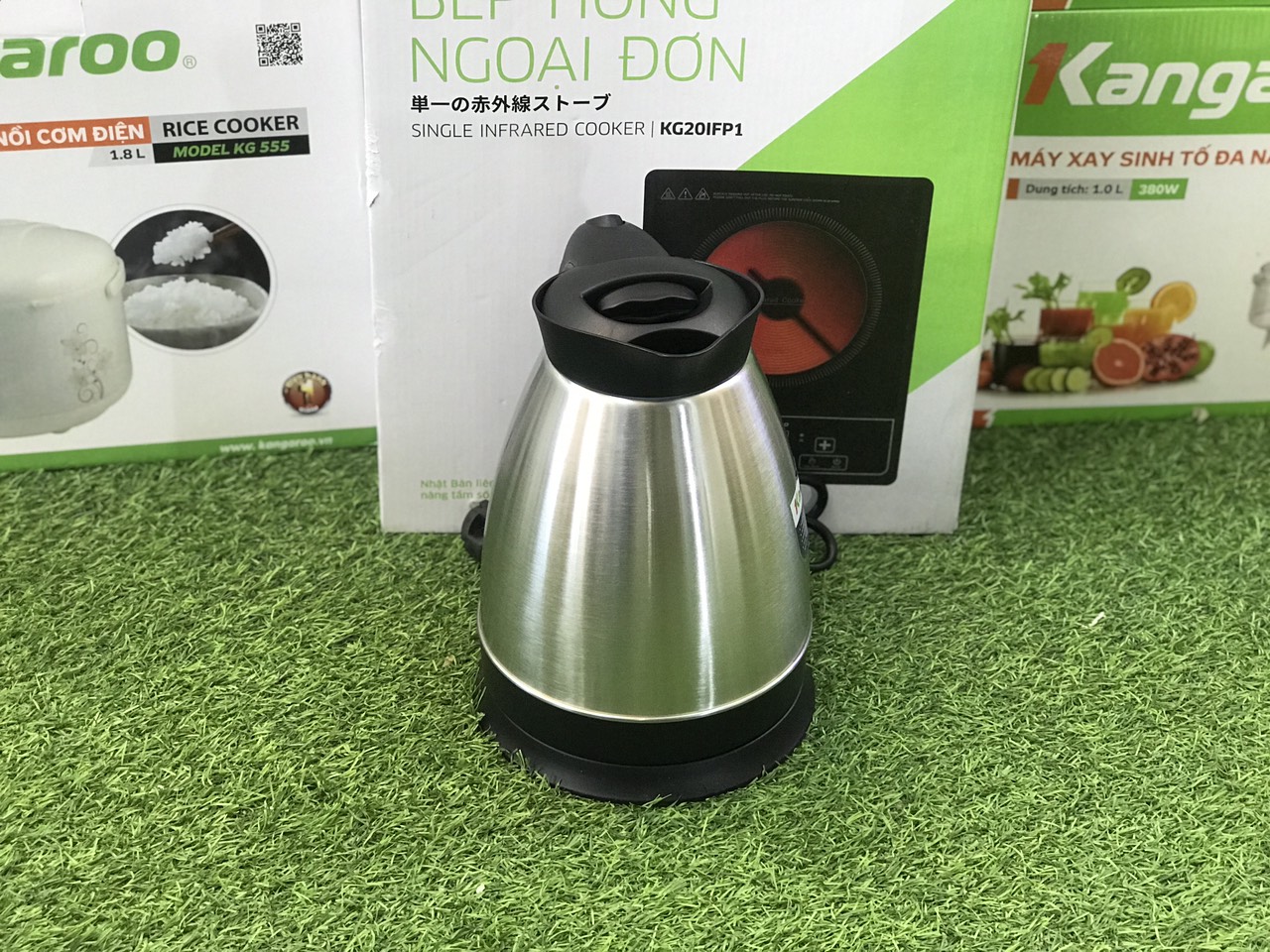 Bình Đun Siêu Tốc inox Kangaroo KG15SK1 Hàng Chính Hãng