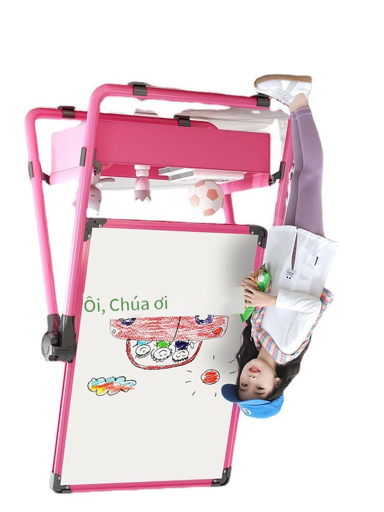 Đảm bảo chất lượng trẻ nhỏ bảng vẽ từ tính không bụi nhà nhỏ khung bảng đen viết bảng trắng bé có thể lau graffiti giá vẽ