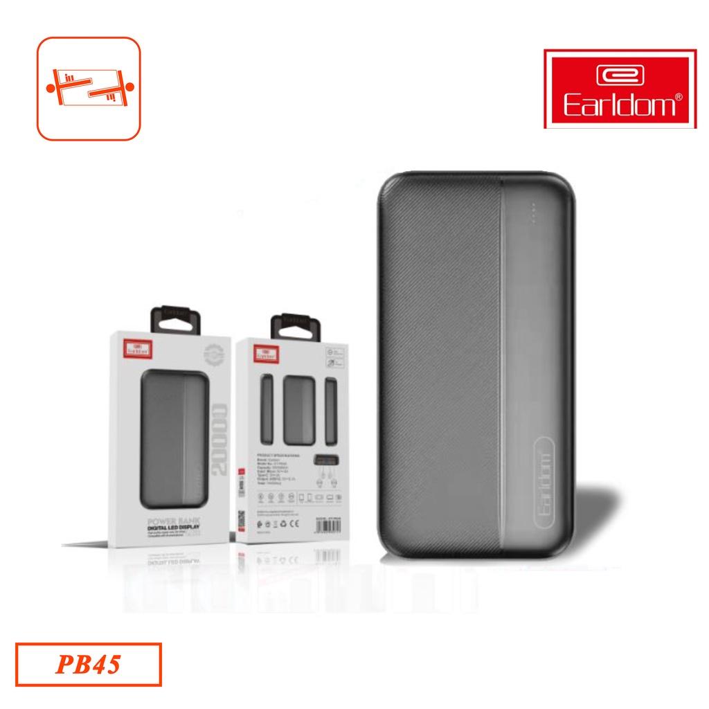 Sạc Dự Phòng Earldom 20.000mAh PB - 45-Hàng chính hãng