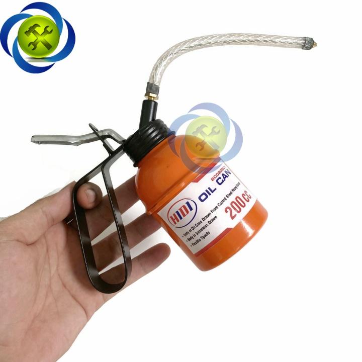 Bình châm nhớt sắt 200cc màu cam HIDI BCD20801