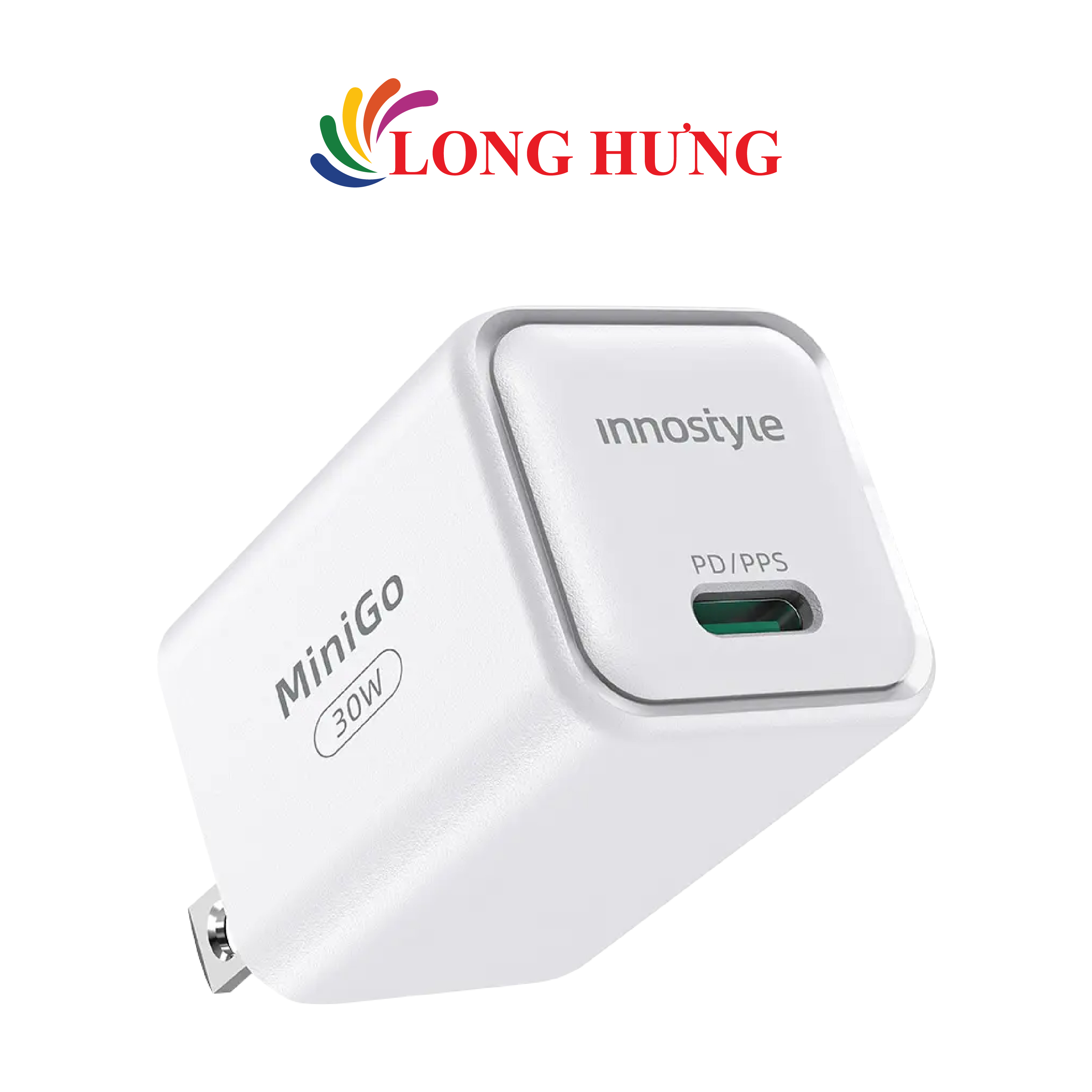 Cốc sạc Innostyle MiniGo 30W GaN PD Charger IC30GWHT - Hàng chính hãng