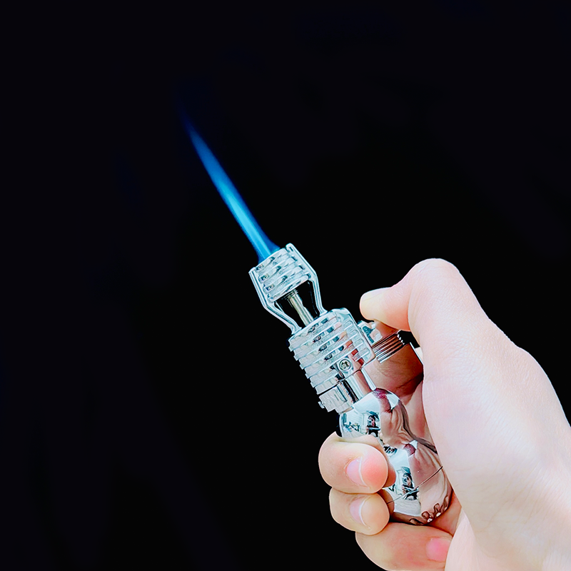Bật lửa hột quẹt khè đứng BAIRUI BR657 hình hồ lô kim loại - xài gas