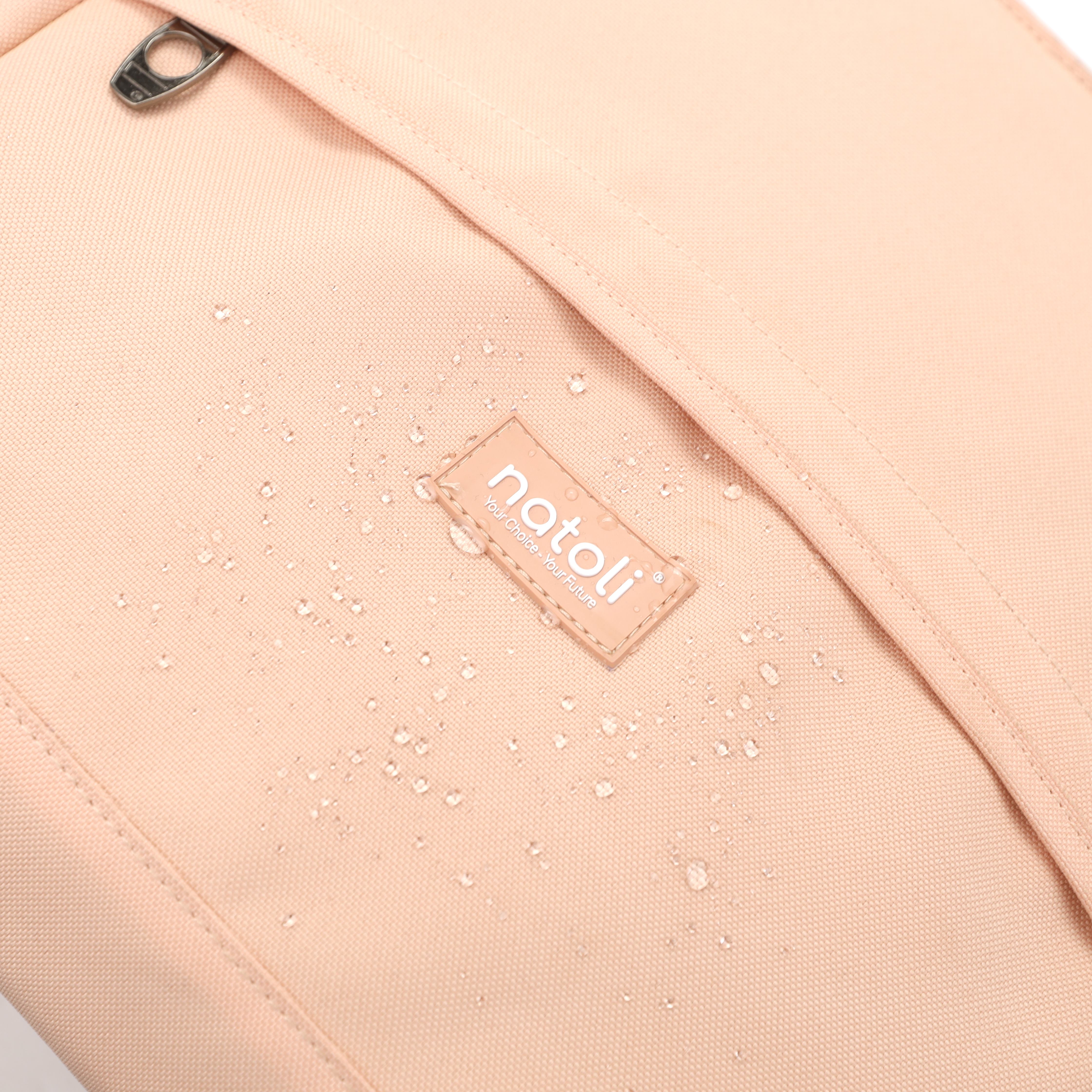 Túi tote vải canvas nữ NATOLI nhiều ngăn có khóa kéo chống nước cao cấp - BST Side Cinch Bag T20