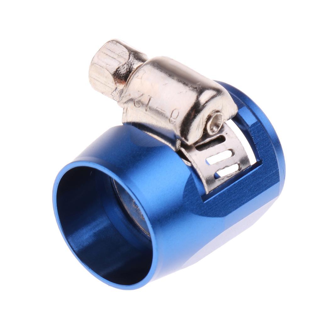Replacement AN6 Hose End Finisher Aluminium Oil Water Pipe Clamp