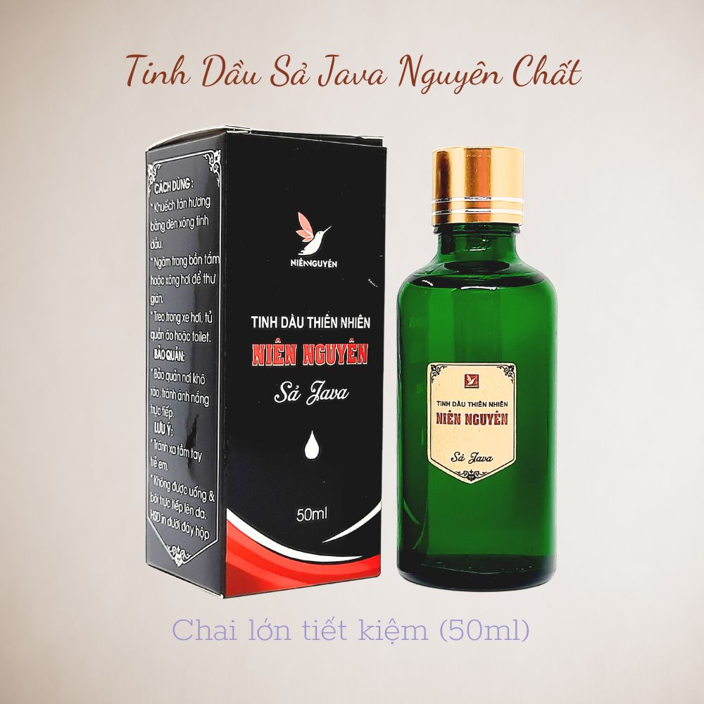 Tinh Dầu Thiên Nhiên - Tinh Dầu Sả Java Nguyên Chất – Chai Lớn Tiết Kiệm : Đuổi muỗi, khử mùi, thư giãn...