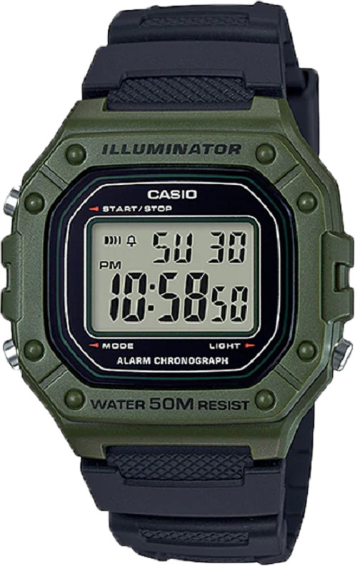 Đồng Hồ Nam Casio Điện Tử W-218H-3AVDF