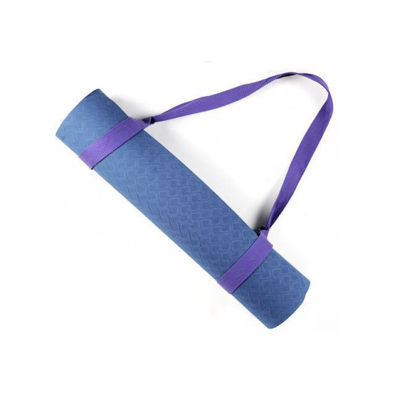 Yoga mat dây đai dây đai yoga có thể điều chỉnh vai dây đeo thể thao vai mang dây đai tập thể dục kéo dài dây yoga đàn hồi thắt lưng yoga Color: as shown 08