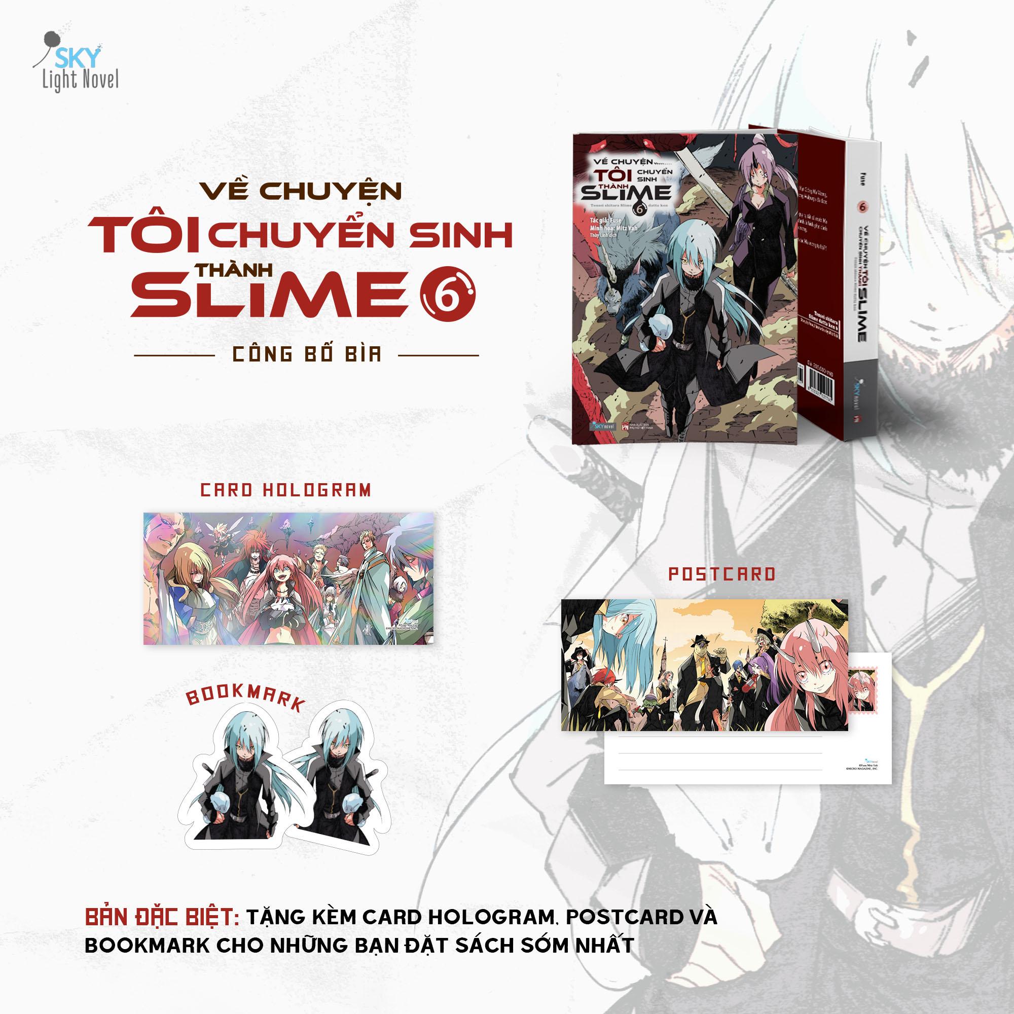 Sách - Về Chuyện Tôi Chuyển Sinh Thành Slime - Tập 6 - Bản Đặc Biệt - Tặng Kèm Bookmark + Postcard + Card Hologram